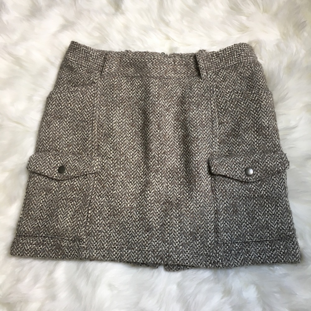 NWT Eddie Bauer Cargo Wool Skirt